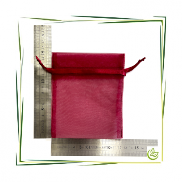 Organza Beutel Burgundy (12x15cm)